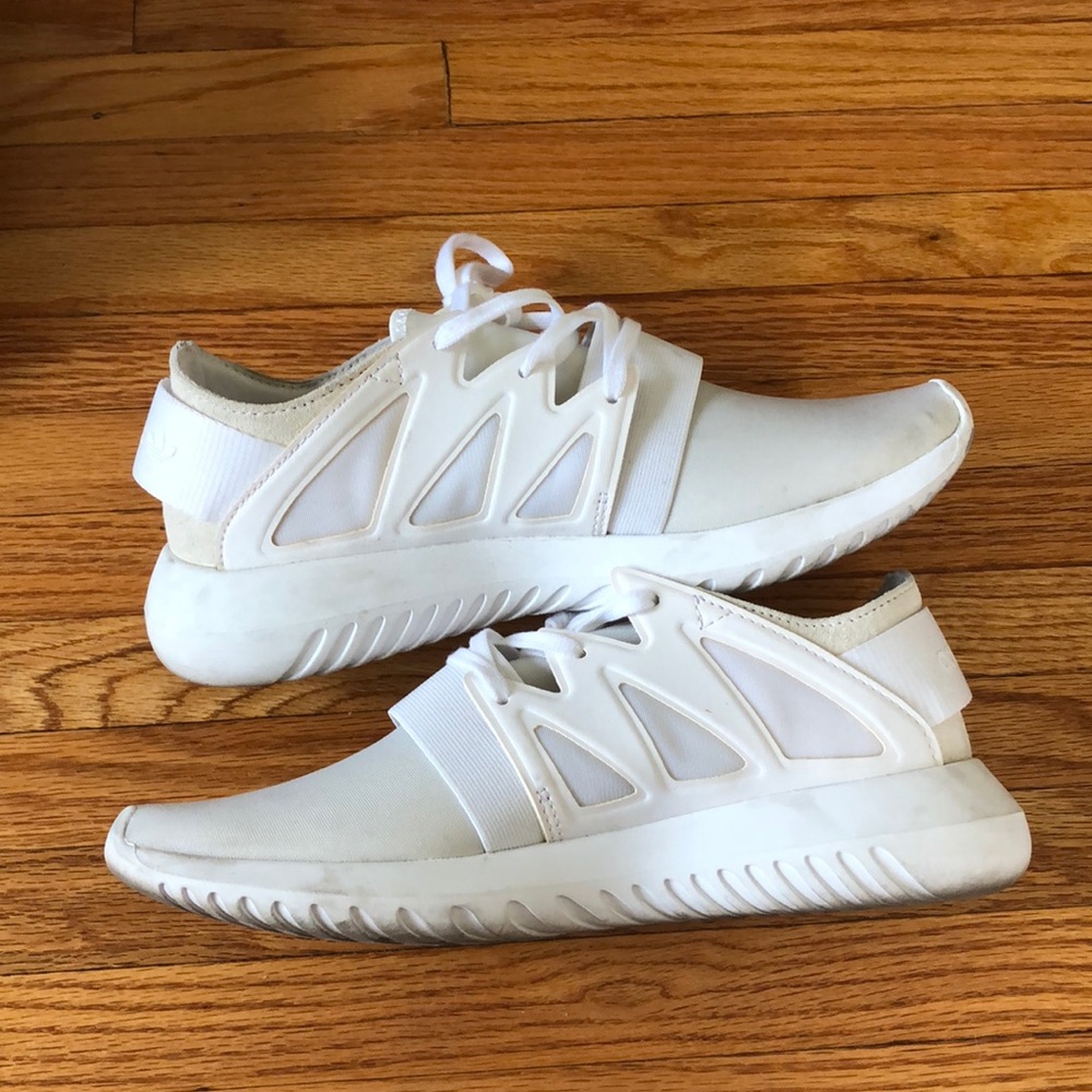 adidas tubular viral white shoes